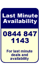 Check out last minute availability
